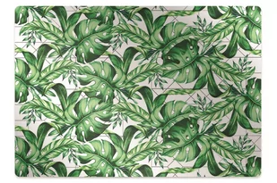 Podkładka pod fotel Liście geometryczne 100x70 cm - Podnóżki, podpórki, podkładki - miniaturka - grafika 1