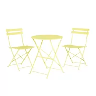Meble ogrodowe - Beliani Meble ogrodowe limonkowe 2 krzesła FIORI - miniaturka - grafika 1