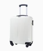 Walizki - PUCCINI Biała kabinowa walizka na czterech kołach - miniaturka - grafika 1