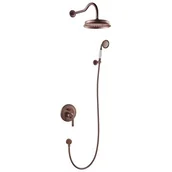 Baterie podtynkowe - Omnires ARMANCE SYS AM10 ORB MOSIĄDZ ANTYCZNY system prysznicowy podtynkowy - miniaturka - grafika 1