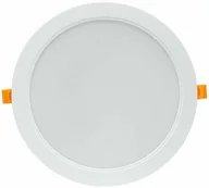 Lampy sufitowe - Oprawa DURE 3 DOWNLIGHT 24W Barwa Neutralna 230V 110st IP54 IK06 220x34 BIAŁY okrągła zasilacz zintegrowany SLI043009NW_PW - miniaturka - grafika 1