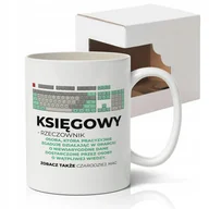 Kubki - KUBEK PREZENT dla KSIĘGOWEGO Własne IMIĘ MiX Wzory - miniaturka - grafika 1