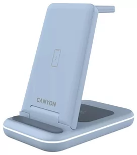 Canyon WS-304 3w1 15W LED Niebieska - Ładowarki do telefonów - miniaturka - grafika 1