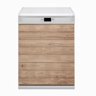 Dekoracje domu - Mata Bluedecor Magnes na zmywarkę, Brązowe Deski 60x80 - miniaturka - grafika 1