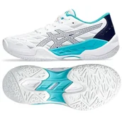 Piłka ręczna - Buty Asics GEL-Blast 3 Gs W 1074A035-100 białe - miniaturka - grafika 1
