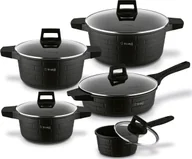 Zestawy garnków i patelni - Starke pro Zestaw garnków na indukcję Brick Marble 10 elementów - miniaturka - grafika 1