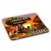 Podkładki pod mysz - Podkładka pod mysz MINECRAFT + IMIĘ/NAPIS w prezencie! - miniaturka - grafika 1