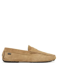 Pollini Mokasyny SB10520G0MUB0105 Beżowy - Mokasyny męskie - miniaturka - grafika 1