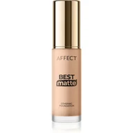 Podkłady do twarzy - Affect Best Matte - Matowy podkład kryjący 4N 30ml - miniaturka - grafika 1