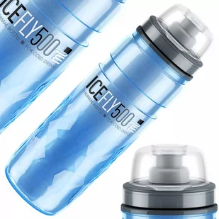 ELITE Bidon 500ml Ice Fly blue termos niebieski BPA free - Shakery i bidony sportowe - miniaturka - grafika 1