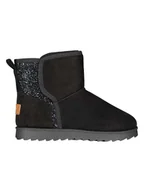 Botki damskie - Geographical Norway Botki zimowe "Olga" w kolorze czarnym - miniaturka - grafika 1