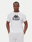 Koszulki męskie - Kappa T-Shirt Authentic 361N6QW Biały Regular Fit - miniaturka - grafika 1