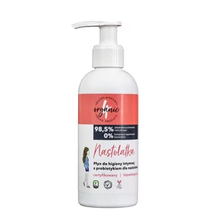 Active organic Naturalny płyn do higieny intymnej z probiotykiem dla dziewczynek Nastolatka 4Organic 200 ml - Kosmetyki kąpielowe dla dzieci - miniaturka - grafika 2