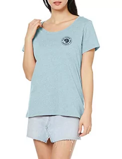 Koszulki i topy damskie - Fjallraven Damska koszulka z logo 1960 w podkoszulek niebieski Tonblau melanż XXS 83513 - grafika 1