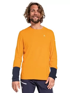 Koszulki sportowe męskie - Schöffel Koszulka funkcyjna "Sandegg" w kolorze pomarańczowym - grafika 1