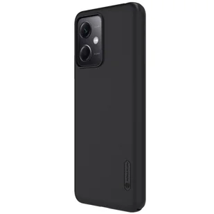 Nillkin Super Frosted Shield etui do Xiaomi Redmi Note 12 5G / Poco X5 5G pokrowiec + podstawka na telefon czarne - Etui i futerały do telefonów - miniaturka - grafika 1