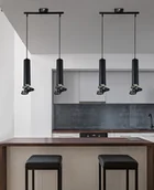 Lampy sufitowe - Candellux TUBA Czarna 2xGU10 Lampa wisząca punktowa 32-78650 32-78650 - miniaturka - grafika 1