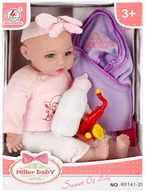 Lalki dla dziewczynek - Lalka 40cm bobas z akcesoriami - miniaturka - grafika 1