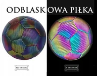 Piłka nożna - Odblaskowa Magiczna piłka do piłki nożnej fluorescencyjna świecąca - miniaturka - grafika 1