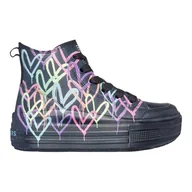 Botki damskie - Skechers Hyperlift Botki, czarne/Multi, 35 EU, Czarny wiele, 2 UK Child - miniaturka - grafika 1