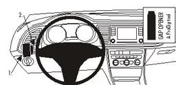 ProClip do Seat Leon 13-18 - Uchwyty samochodowe do telefonów - miniaturka - grafika 1