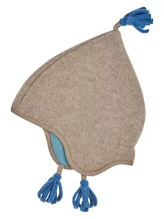 Finkid Czapka "Pipo Wool" w kolorze beżowym - Czapki dla dzieci - miniaturka - grafika 1