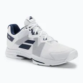 Buty sportowe męskie - Buty do tenisa męskie Babolat SFX3 All Court white/navy - miniaturka - grafika 1