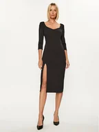 Sukienki - Rinascimento Sukienka koktajlowa CFC0114860003 Czarny Slim Fit - miniaturka - grafika 1