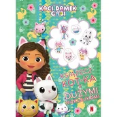 Książki edukacyjne - Książeczka edukacyjna A4 książeczka-kot-ka z dużymi naklejkami TREFL KS97641 - miniaturka - grafika 1