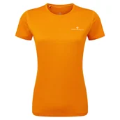 Koszulki sportowe damskie - RONHILL Koszulka biegowa damska TECH SS spice/vanilla - miniaturka - grafika 1