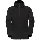 Bluzy sportowe męskie - Męska bluza Mammut Massone ML Hooded Jacket Rozmiar: XXL / Kolor: czarny - miniaturka - grafika 1