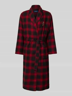 Szlafrok z paskiem w talii - Szlafroki męskie - miniaturka - grafika 1