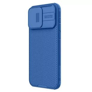 Etui APPLE IPHONE 15 PRO Nillkin CamShield Pro niebieskie - Etui i futerały do telefonów - miniaturka - grafika 4