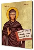 Ikony i obrazy sakralne - Ikona świętej Sylwii - miniaturka - grafika 1