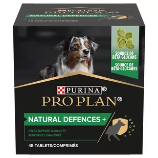 45 tabletek | suplement dla psów PRO PLAN Dog Adult & Senior Natural Defences| Dostawa i zwrot GRATIS od 99 zł - Suplementy i witaminy dla psów - miniaturka - grafika 1