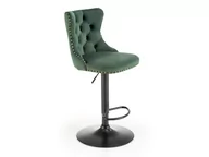 Taborety i hokery - Hoker H-117 VELVET zielony - miniaturka - grafika 1