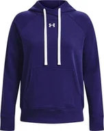 Bluzy damskie - Under Armour Bluza damska Under Armour Rival Fleece HB Hoodie granatowa 1356317 468 XL - miniaturka - grafika 1