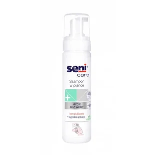 Seni Care Szampon w piance do mycia włosów bez użycia wody Seni Care 200 ml 200 ml |   SE-231-B200-N16 - Higiena osób starszych i niepełnosprawnych - miniaturka - grafika 1