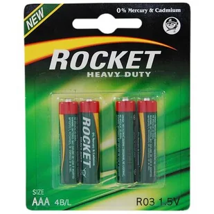 Bateria ROCKET R03 4 sztuki - Akumulatory ogólnego zastosowania - miniaturka - grafika 1