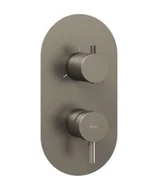 Baterie wannowe i prysznicowe - Ravak Espirit - Bateria podtynkowa do obsługi trzech wyjść wody, Brushed Warm Sunset X070320 - miniaturka - grafika 1