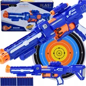 Zabawki militarne - BEZPIECZNA AUTOMATYCZNA WYRZUTNIA PISTOLET KARABIN NA MIĘKKIE POCISKI EVA - miniaturka - grafika 1