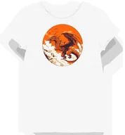 Koszulki i topy damskie - Koszulka damska biała z nadrukiem pomarańczowego szpona Kaiju S - miniaturka - grafika 1