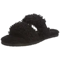 Kapcie damskie - UGG Damskie kapcie W Maxi Curly Scuffetta, czarny, 40 EU - miniaturka - grafika 1