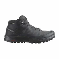 Buty trekkingowe damskie - Buty Salomon Outrise Mid GTX W Black - miniaturka - grafika 1