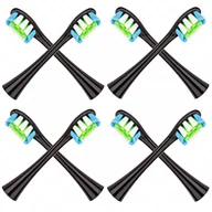 Końcówki do szczoteczek elektrycznych - 8x końcówki CZARNE do szczoteczki sonicznej Oclean SE / X / X PRO / X PRO Elite / X PRO Digital / X10 / One / Air / Z / F1 / FLOW / Endurance - Rept.. - miniaturka - grafika 1