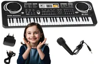 Instrumenty muzyczne dla dzieci - Keyboard Dla Dzieci Z Mikrofonem Organy dziecięce do nauki gry grania - miniaturka - grafika 1