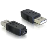 Kable komputerowe i do monitorów - Delock adapter USB AM -> USB MICRO BF (65029) - miniaturka - grafika 1