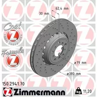 Tarcze hamulcowe - Tarcza hamulcowa ZIMMERMANN 150.2941.70 - miniaturka - grafika 1