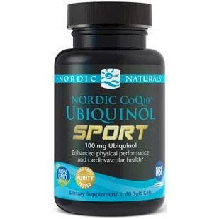 Nordic Naturals Sklep Nordic Naturals Nordic CoQ10 Ubiquinol Sport 60 softgels - Witaminy i minerały dla sportowców - miniaturka - grafika 2