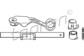 Sprzęgła - Dźwignia wysprzęglika, sprzęgło Topran 722 141 - miniaturka - grafika 1